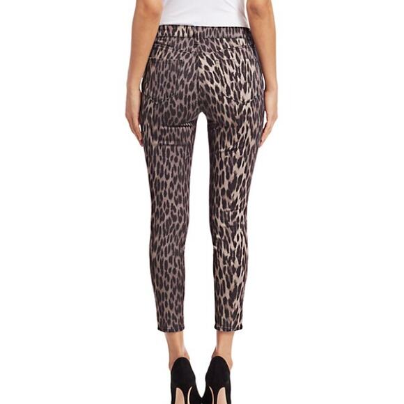 Lagence Margot High Rise Ankle Skinny Leopard Print Jeans 26 Ankle Crop NWT - Picture 2 of 10